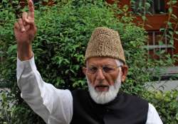 kashmiri youths thinking of other options says geelani