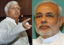 lalu calls modi advani s chela vows to stop him