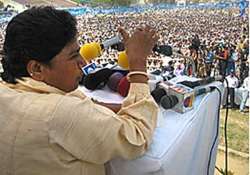 media creating false modi wave mayawati