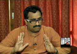 modi as darling of rss is media interpretation says ram madhav rss ideologue india tv exclusive