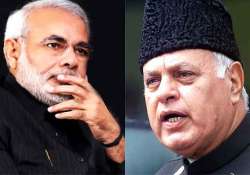 modi blames abdullah family for pandit exodus omar hits back