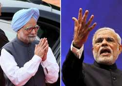 modi blasts mute pm says both upa rupee have lost value