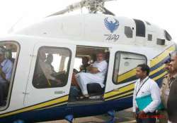 my chopper was deliberately delayed modi