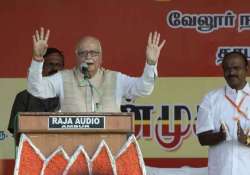 nda now a major player in tamil nadu advani