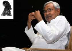 why is nitish kumar afraid of black dupatta