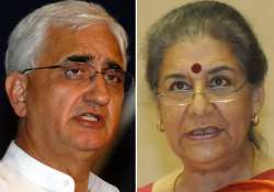 no question of isolating khurshid says ambika soni