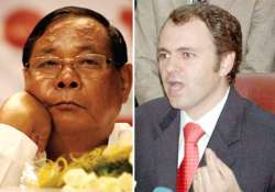 omar tells sangma to maintain decorum