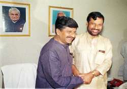 prasad paswan sworn in as bihar bags 5 seats in modi cabinet