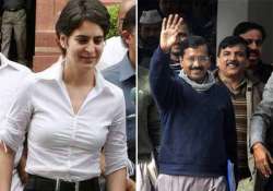 priyanka vadra is second only to arvind kejriwal in teaching somersault of convenience bjp