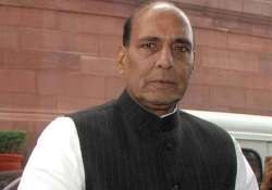 rajnath singh meets rss leaders