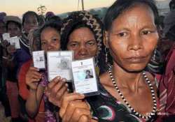 repoll underway in one mizoram polling station