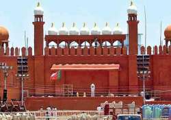 restrain bjp from using red fort replica congress tells ec