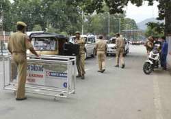 restrictions in srinagar ahead of pm narendra modi visit