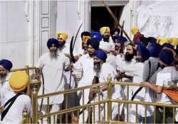 sgpc sends volunteers to fortify sikh shrines in haryana