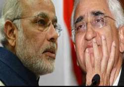 salman khurshid compares modi to a nursery child who thinks he has done phd