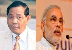 sangma calls on modi