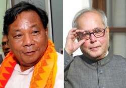 sangma targets pranab for economic slowdown