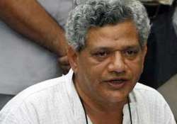 sitaram yechury slams centre over raid in stalin s house