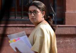 social media flooded by smriti irani s yale university jokes