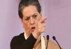 sonia attacks modi for using martyr s name