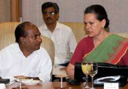 sonia consults antony on bansal issue