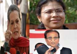 sonia supporting durga nagpal for political advantage says azam khan