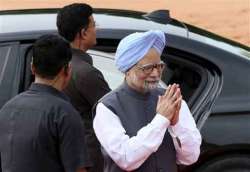 telangana pm manmohan singh meets bjp leaders