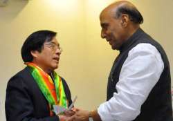 veteran congress leader gegong apang joins bjp