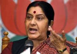 youth congress protests signs of desperation sushma swaraj