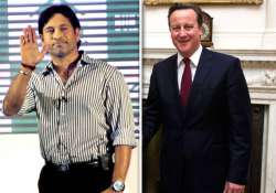 british pm auctions sachin tendulkar s most valuable bat