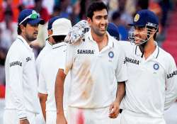 dhoni completes 250 dismissals ashwin fifth bowler to reach 100 test wickets