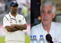 dhoni s captaincy not up to test standard mike brearley