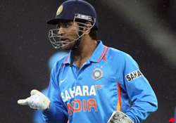 dhoni blames bowlers for tame defeat against australia