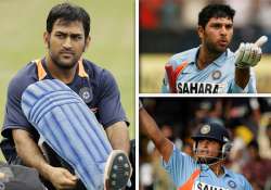 dhoni to opt between yuvraj and raina