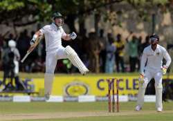 elgar ton takes south africa to 268 5 vs sri lanka