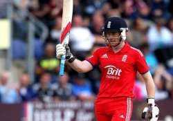 england australia 2nd odi eoin morgan s ton powers england to 300 8