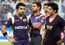 gambhir will decide on clt20 participation shah rukh