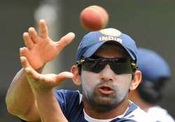 gambhir turns up for his office team ongc