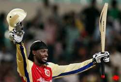 gayle s brutal innings helps rcb crush kxip by 85 runs