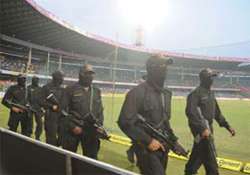 heavy security for second test in hyderabad