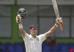 hussey hits second century of the series