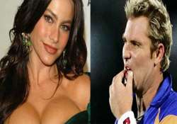 i want to date sofia vergara says shane warne