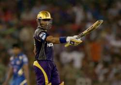 ipl 7 match 40 elegant uthappa powers kkr to six wicket win over mi