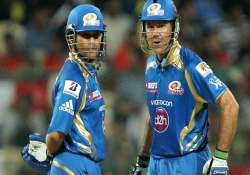 ipl 6 sachin ponting partnership outclasses pune mumbai on top of the table