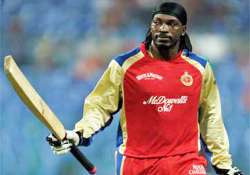 ipl gayle guides rcb to fifth win