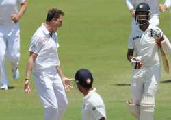 india south africa series steyn takes 6 india 334 all out