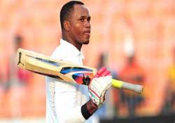 ind windies 1st test lunch samuel steadies inning after windies lose 2 early wickets