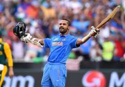 world cup 2015 dhawan century takes india to 307/7 vs south africa