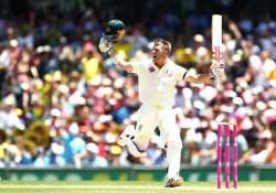 aus vs ind warner century leads australian domination on day 1