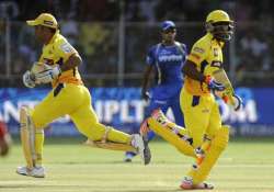 ipl 8 bravo lifts csk to 156/4 against rajasthan royals